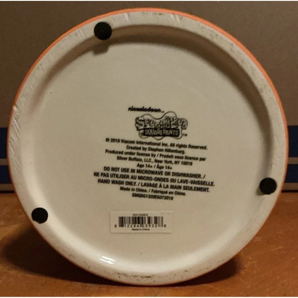 2019 Nickelodeon Spongebob Square‎ Pants Pineapple Orange Creamic Cookie Jar